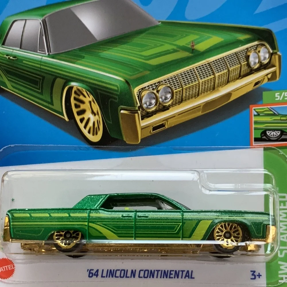 1964 Lincoln Continental Hot Wheels Green Car HW 2024 Dollar General Exclusive